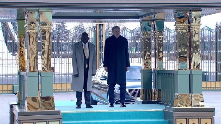 Nijerya Cumhurbaşkanı Tinub, Ankara'da! Erdoğan, mevkidaşını resmi törenle karşıladı