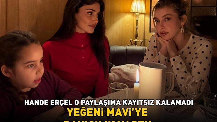 Hakan Sabancı ile ayrılmıştı Gönlünü Onur Güvenatama kaptıran Hande Erçel o paylaşıma kayıtsız kalamadı Yeğenine bakıcılık yaptı