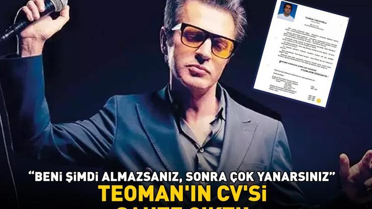 Beni şimdi almazsanız, sonra çok yanarsınız ifadesi dikkat çekmişti TEOMANIN CVSİ SAHTE ÇIKTI