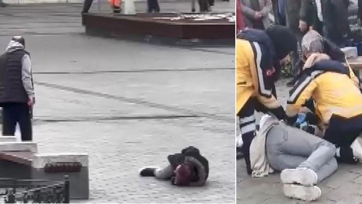 Mısır Çarşısı'nın girişinde silahlı saldırı! Mısır Çarşısı'nın girişinde silahlı saldırı!