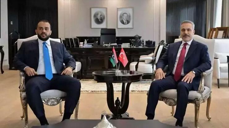 Dışişleri Bakanı Hakan Fidan Abdüsselam Zubi ile görüştü