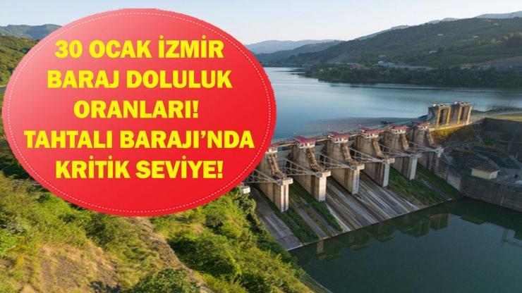 İZMİR BARAJ DOLULUK ORANI 30 OCAK 2026| İZSU İzmir Baraj Doluluk Oranları Yüzde Kaç? Tahtalı Barajı'nda Son Durum Ne? Su Kritik Seviyede!