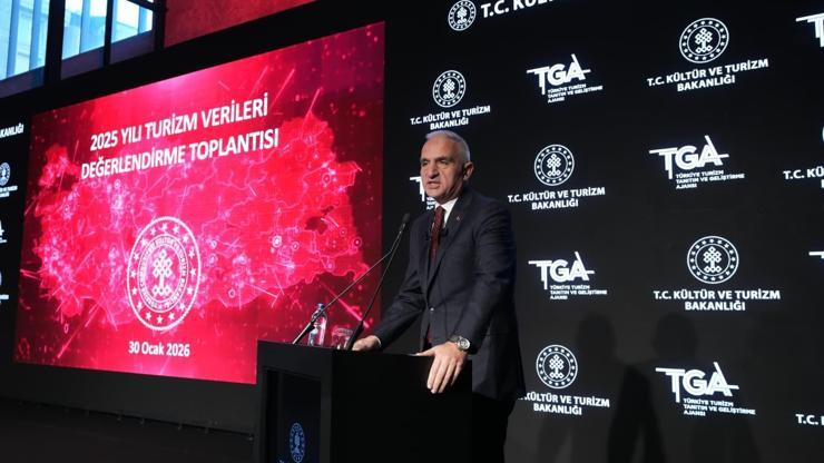 Bakan Ersoy: Turizm geliri 65.2 milyar dolarla rekor seviyeye ulaştı