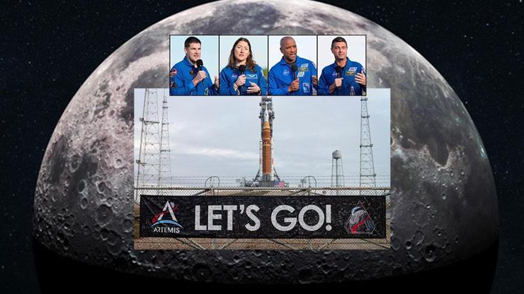 İNSANLIK YENİDEN AY YOLUNDA Yarım asır sonra ilk: Artemis 2de astronotları neler bekliyor Mars hedefinin anahtarı...