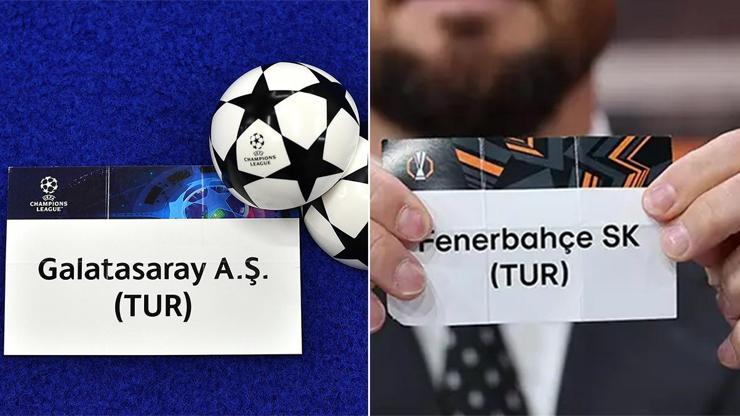 SON DAKİKA | Galatasarayın ve Fenerbahçenin rakibi belli oldu