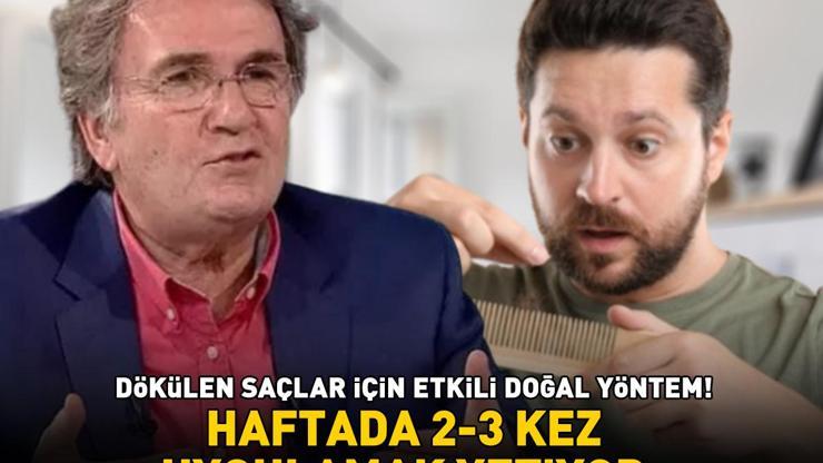 Prof. Dr. İbrahim Saraçoğlundan dökülen saçlar için etkili doğal yöntem Haftada 2-3 kez uygulamak yetiyor