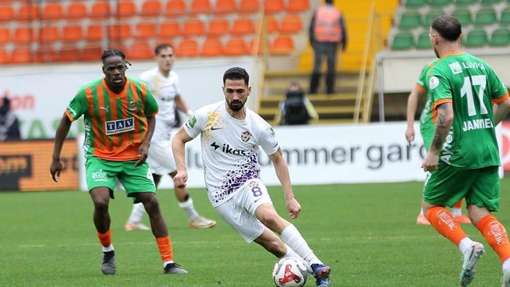 Eyüpspor, Alanyaspor deplasmanında 3 puanı 3 golle aldı
