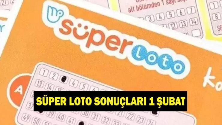 SÜPER LOTO SONUÇLARI 1 ŞUBAT! Süper Loto'da kazandıran numaralar hangileri oldu? Süper Loto sonuç sorgulama ekranı