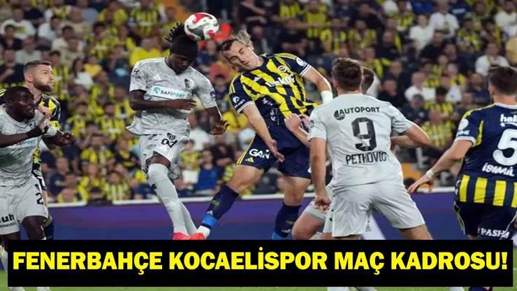 KOCAELİSPOR FENERBAHÇE HANGİ KANALDA? Kocaelispor Fenerbahçe Maçı Ne Zaman, Hangi Kanalda, Saat Kaçta? İlk 11'ler Belli Oldu Mu?