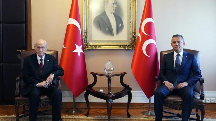  CHP Genel Başkanı Özel, MHP Lideri Bahçeli ile görüştü