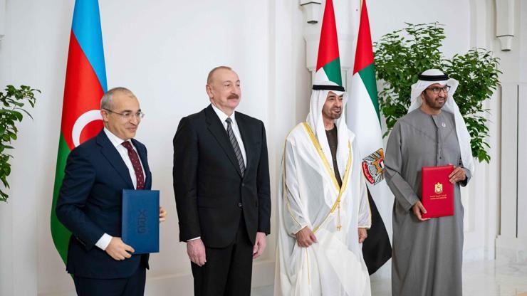 Azerbaycan Cumhurbaşkanı Aliyevden Abu Dabi temasları