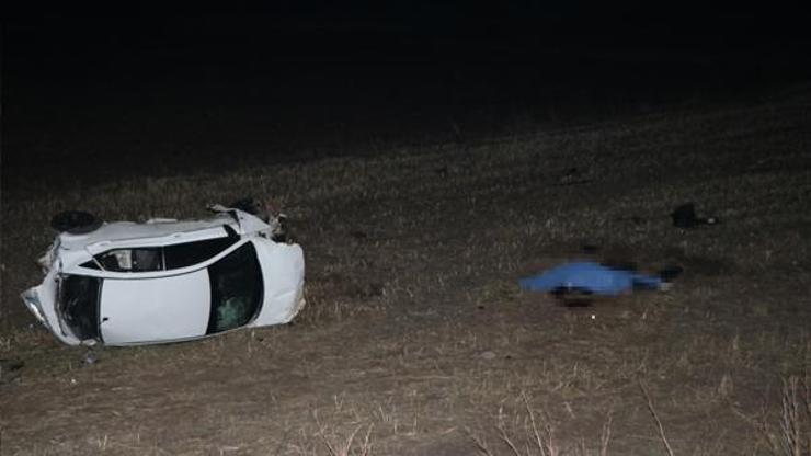 Kayseri’de otomobil şarampole yuvarlandı: 1 ölü, 4 yaralı