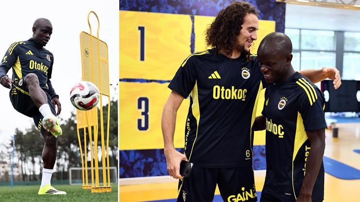 N'Golo Kante, Fenerbahçe'de mesaiye başladı N'Golo Kante, Fenerbahçe'de mesaiye başladı