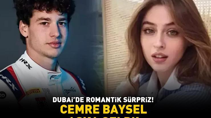 DUBAİ’DE ROMANTİK SÜRPRİZ Güller ve Günahların Zeynepi Cemre Baysel aşka geldi Sevgilisi Cem Bölükbaşına böyle destek verdi