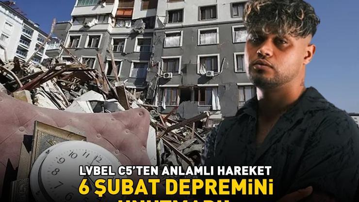 6 ŞUBAT DEPREMİNİ UNUTMADI Türkiyeyi sarsan derin acının 3. yıl dönümü Lvbel C5ten anlamlı hareket