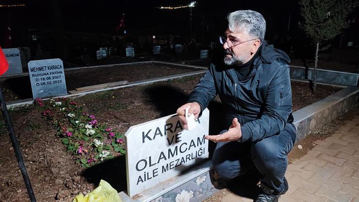 Mezarlıkta gözyaşlarına boğuldu Enkazdan çıkarılamayan 13 yaşındaki kızını arıyor