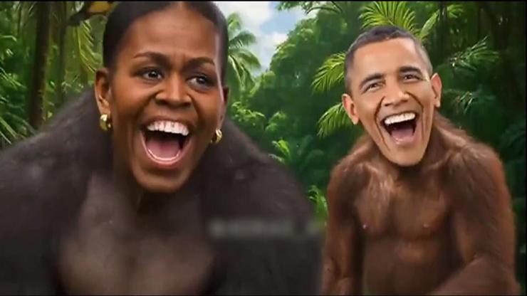 ABD Başkanı Trumptan ırkçı paylaşım: Obama çiftinin maymuna benzetilmesine tepki büyük