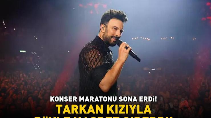 Konser maratonu sona erdi Megastar Tarkan kızı Liya ile böyle hasret giderdi