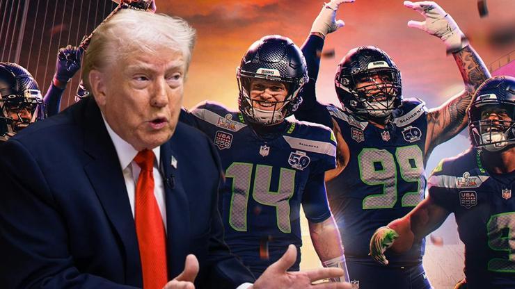 Super Bowl'da Seattle Seehawks şampiyon oldu! Trump'ın açıklaması geceye damga vurdu...
