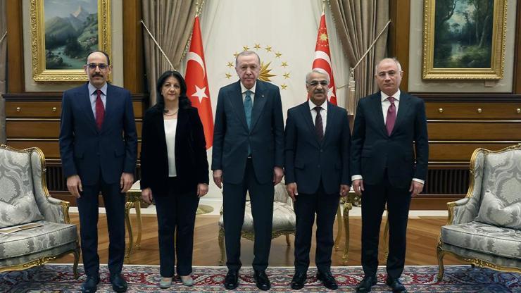 SON DAKİKA | Cumhurbaşkanı Erdoğan, DEM Parti İmralı Heyetini kabul etti