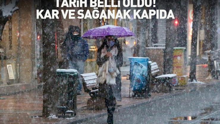 Dikkat Tarih belli oldu: Meteoroloji uyardı: Kar ve sağanak kapıda