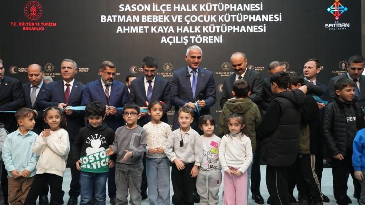Bakan Ersoy’dan Batman’a kültür hamlesi: “Yaşayan Kütüphane” vizyonu büyüdü Batman 3 yeni kütüphaneye kavuştu
