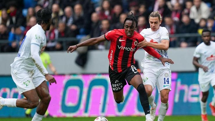 Çaykur Rizespor, Gençlerbirliği deplasmanında puanı son bölümde aldı Çaykur Rizespor, Gençlerbirliği deplasmanında puanı son bölümde aldı