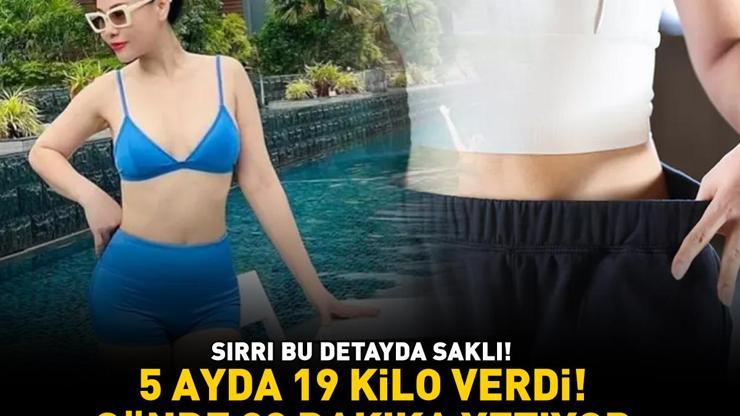 5 AYDA TAM 19 KİLO VERDİ Zayıflama sırrı bu detayda saklı Günde 30 dakika yetiyor