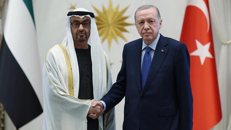 Cumhurbaşkanı Erdoğan, BAE Devlet Başkanı Al Nahyan ile görüştü Cumhurbaşkanı Erdoğan, BAE Devlet Başkanı Al Nahyan ile görüştü
