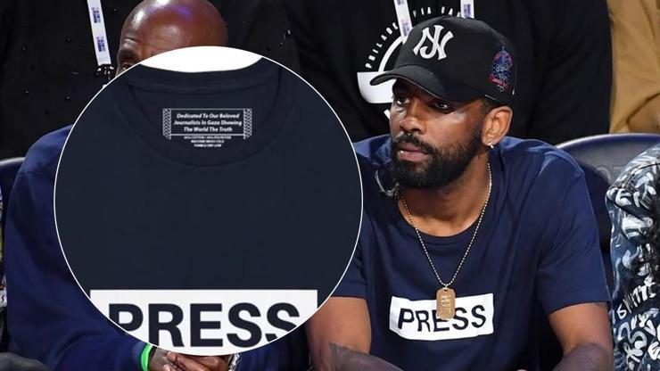 Kyrie Irving, Gazze'de öldürülen gazetecilere destek verdi