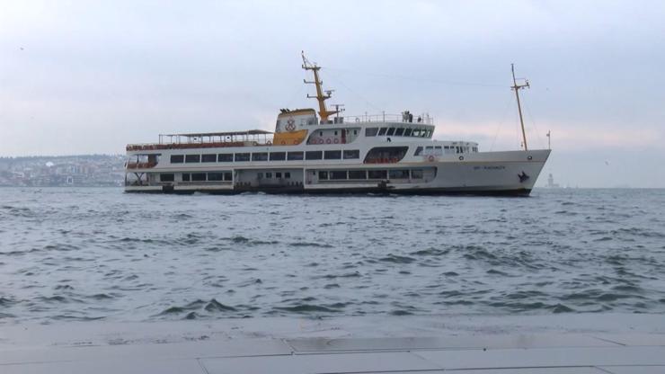 İstanbul'da bazı vapur seferleri iptal edildi
