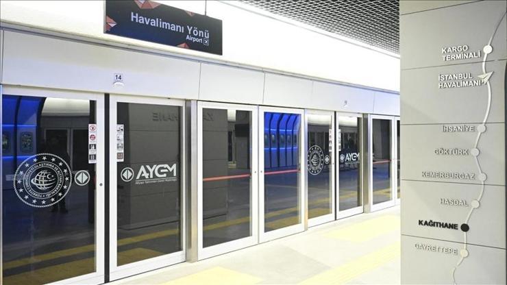 Gayrettepe–İstanbul Havalimanı metro hattında yolcu rekoru Gayrettepe–İstanbul Havalimanı metro hattında yolcu rekoru