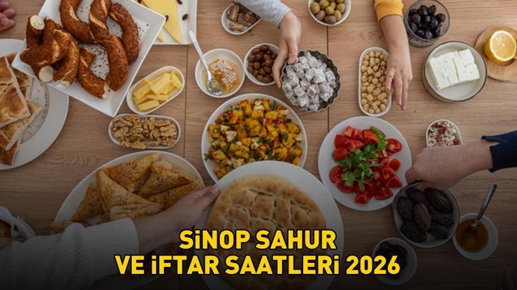 SİNOP İFTAR - SAHUR VAKTİ: SİNOP İMSAKİYE 2026 - Sinop Sahur Saat kaçta, Oruç Ne zaman başlıyor İftar Vakti ve Ramazan Takvimi