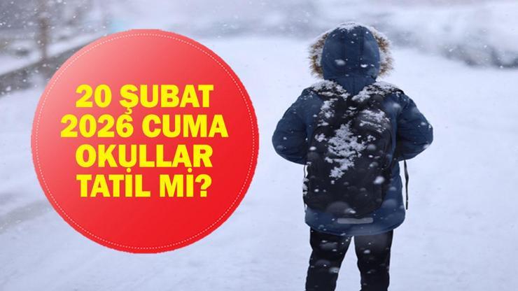 20 ŞUBAT OKULLAR TATİL Mİ? Yarın Okul Var Mı? 20 Şubat Valiliklerden Okul Tatili Haberi Geldi Mi? Mersin, Antalya, Muğla, Hatay, Aydın, İzmir...