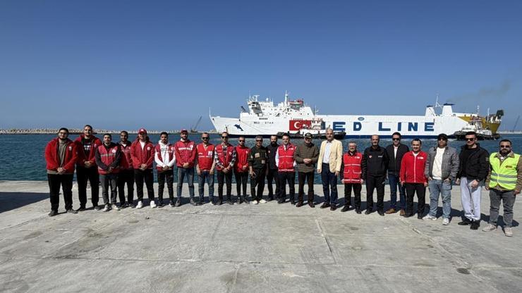 Türkiye'nin Gazze için hazırladığı 21. İyilik Gemisi Mısır'a ulaştı