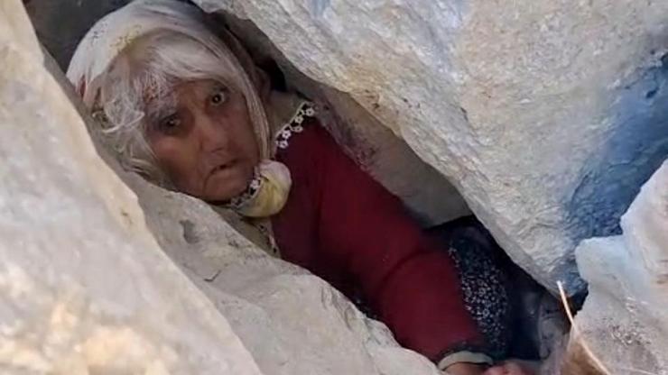  Keçileri için dağa gitti, 5 metrelik yarıkta bulundu! Ayşe Teyze'nin hayatını kurtaran o detay...