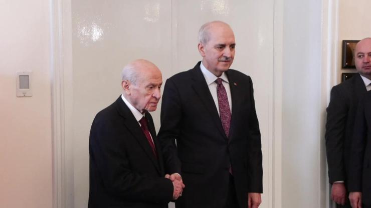 TBMM Başkanı Numan Kurtulmuş, Devlet Bahçeli'yi ziyaret etti TBMM Başkanı Numan Kurtulmuş, Devlet Bahçeli'yi ziyaret etti