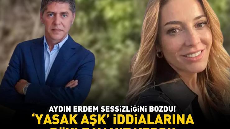 YASAK AŞK İDDİASI OLAY OLMUŞTU Dolunay Soysert ile birlikte olduğu öne sürülen Aydın Erdem aldatma iddialarına böyle yanıt verdi...