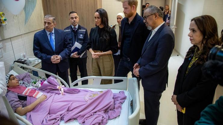 Prens Harry ve eşi Meghan Ürdünde: Gazzeli yaralıları ziyaret ettiler