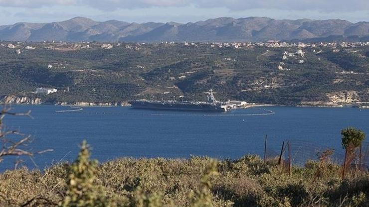 ABDnin USS Gerald R. Ford uçak gemisi, Giritteki üsten ayrıldı