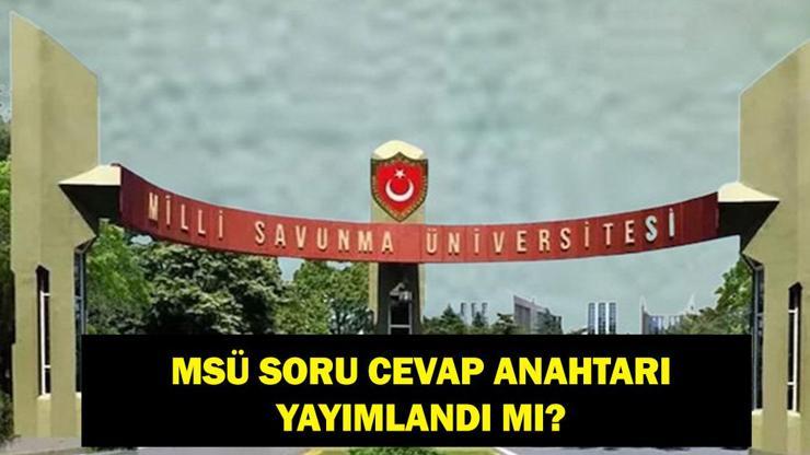  MSÜ Soru Cevapları Açıklandı Mı? ÖSYM Cevap Anahtarını Duyurdu!