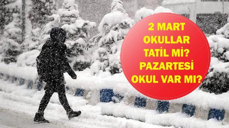 2 MART OKULLAR TATİL Mİ? Pazartesi Yarın Okul Var Mı? Valiliklerden Kar Tatili Açıklaması Geldi Mi? Bayburt, Erzincan, Tunceli, Erzurum, Gümüşhane, Malatya, Kahramanmaraş... 2 MART OKULLAR TATİL Mİ? Pazartesi Yarın Okul Var Mı? Valiliklerden Kar Tatili Açıklaması Geldi Mi? Bayburt, Erzincan, Tunceli, Erzurum, Gümüşhane, Malatya, Kahramanmaraş...