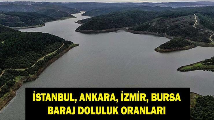 İstanbul, Ankara, Bursa, İzmir baraj doluluk oranı yüzde kaç oldu? Tahtalı, Ömerli, Nilüfer Barajlarında son durum... İstanbul, Ankara, Bursa, İzmir baraj doluluk oranı yüzde kaç oldu? Tahtalı, Ömerli, Nilüfer Barajlarında son durum...