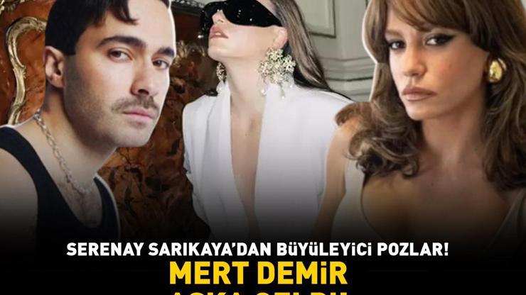 RESMEN AŞKA GELDİ Mert Demirden güzeller güzeli sevgilisi Serenay Sarıkayaya olay yorum: Fıstık