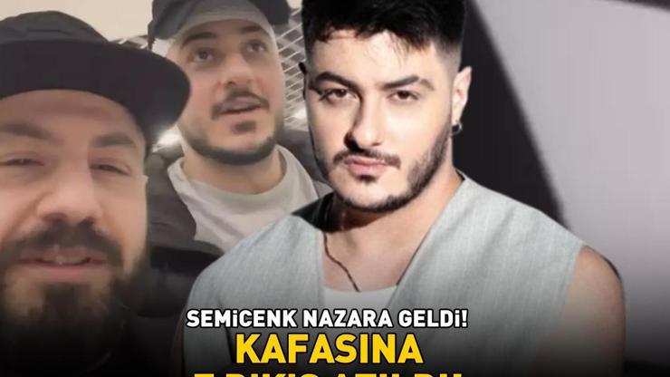 SEMİCENK NAZARA GELDİ Korkutan kaza Ünlü rapçinin kafasına 7 dikiş atıldı