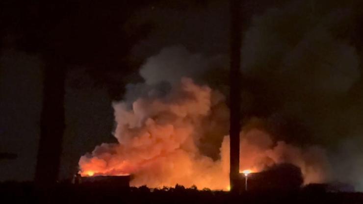 Osmaniye'de tavuk kesimhanesinde yangın