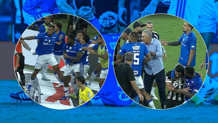 Cruzeiro - Atletico Mineiro maçında ortalık savaş alanına döndü! 23 kırmızı kart... Cruzeiro - Atletico Mineiro maçında ortalık savaş alanına döndü! 23 kırmızı kart...