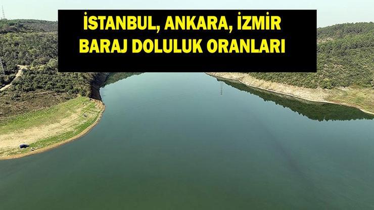  İstanbul, Ankara ve İzmir barajlarında son durum ne? Tahtalı, Ömerli, Akyar Barajı doluluk oranı yüzde kaç?