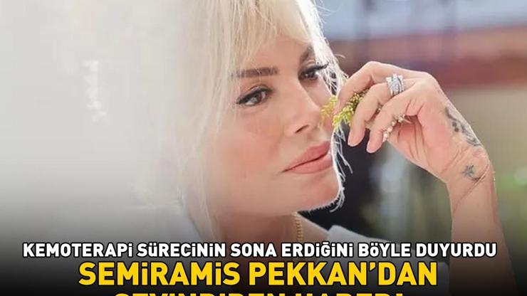 Kansere yakalanmıştı Ajda Pekkanın kız kardeşi Semiramis Pekkan kemoterapi sürecinin sona erdiğini böyle duyurdu