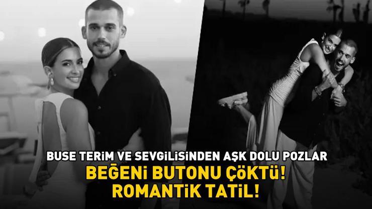 BEĞENİ BUTONU ÇÖKTÜ! Fatih Terim'in kızı Buse Terim ve sevgilisinden tatilde romantik pozlar!